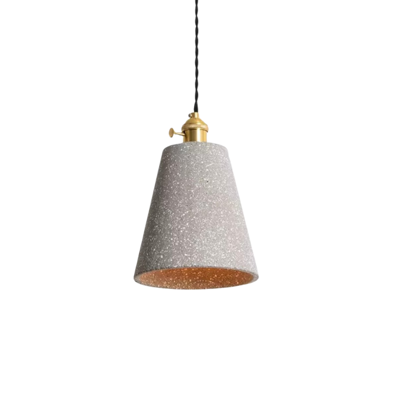 Lampe Suspendue Béton Chic avec Cordon Adjustable