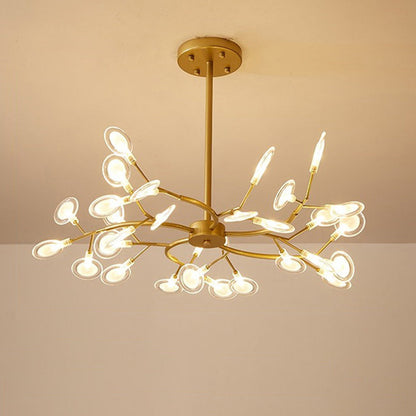 Lampe LED Élégante Feuille d'Arbre – Luminaire Acrylique Design avec Effet Lumières de Nuit