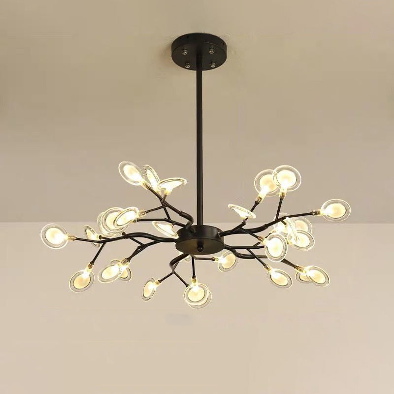 Lampe LED Élégante Feuille d'Arbre – Luminaire Acrylique Design avec Effet Lumières de Nuit