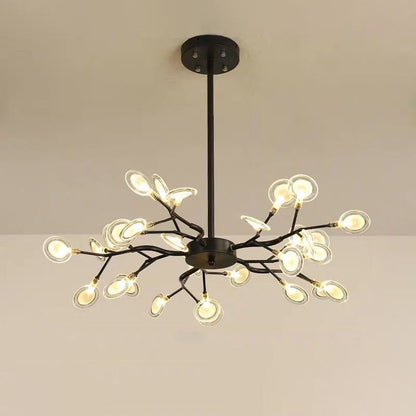 Lampe LED Élégante Feuille d'Arbre – Luminaire Acrylique Design avec Effet Lumières de Nuit