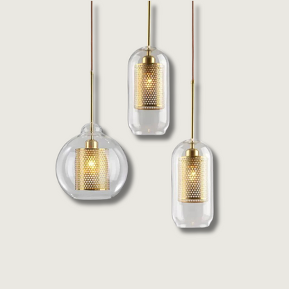 Luminaire Suspendu Design en Métal et Verre - Foivo