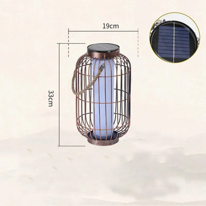 Lampe Solaire LED Extérieur Élégante Design Asiatique