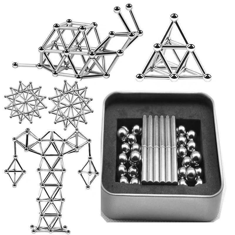 Jeu de Construction Magnétique Créatif pour Enfants - BlxckFR