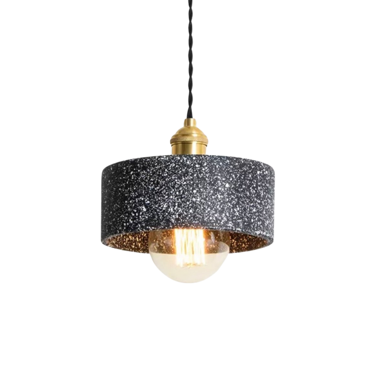 Lampe Suspendue Béton Chic avec Cordon Adjustable