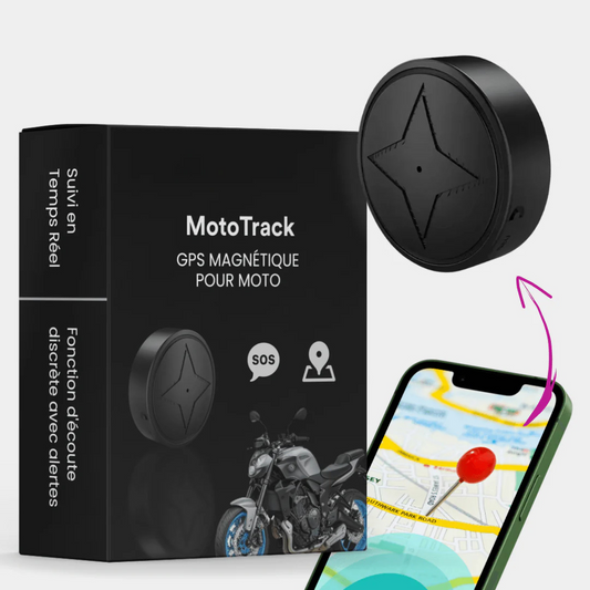 Traceur GPS Moto Discrét & Fiable Sans Abonnement - blxckfr