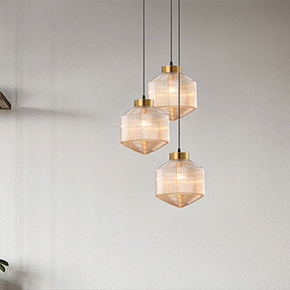 Lampe Suspendue en Verre Design pour Salon