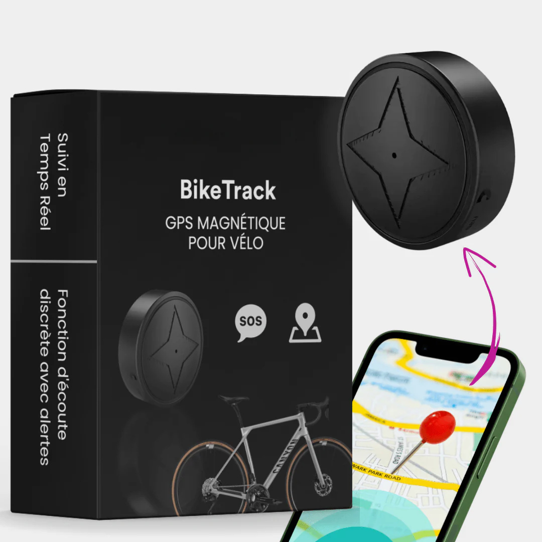 Traceur GPS Vélo Étanche avec Alerte Vol - blxckfr