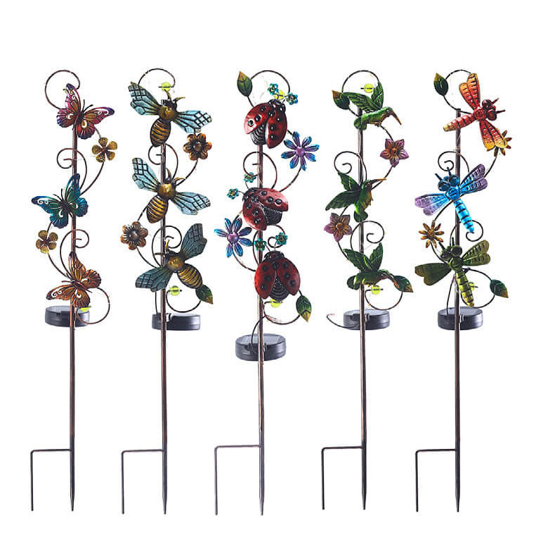Lampe Solaire de Jardin Élégante en Métal - BlxckFR
