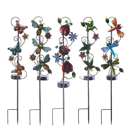 Lampe Solaire de Jardin Élégante en Métal - BlxckFR