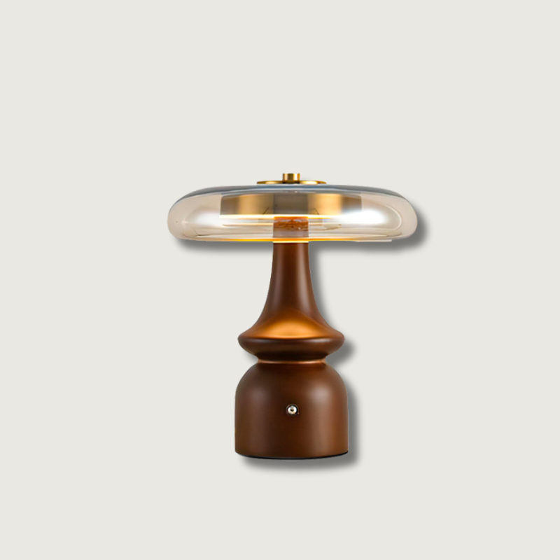 Lampe Déco Élégante en Verre Transparent - Foivo