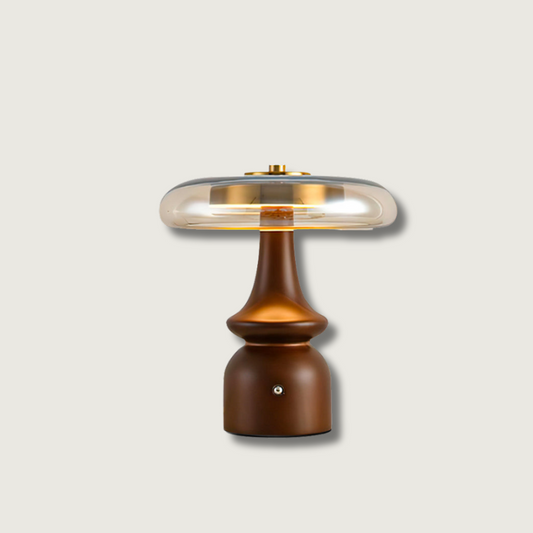 Lampe Déco Élégante en Verre Transparent - Foivo