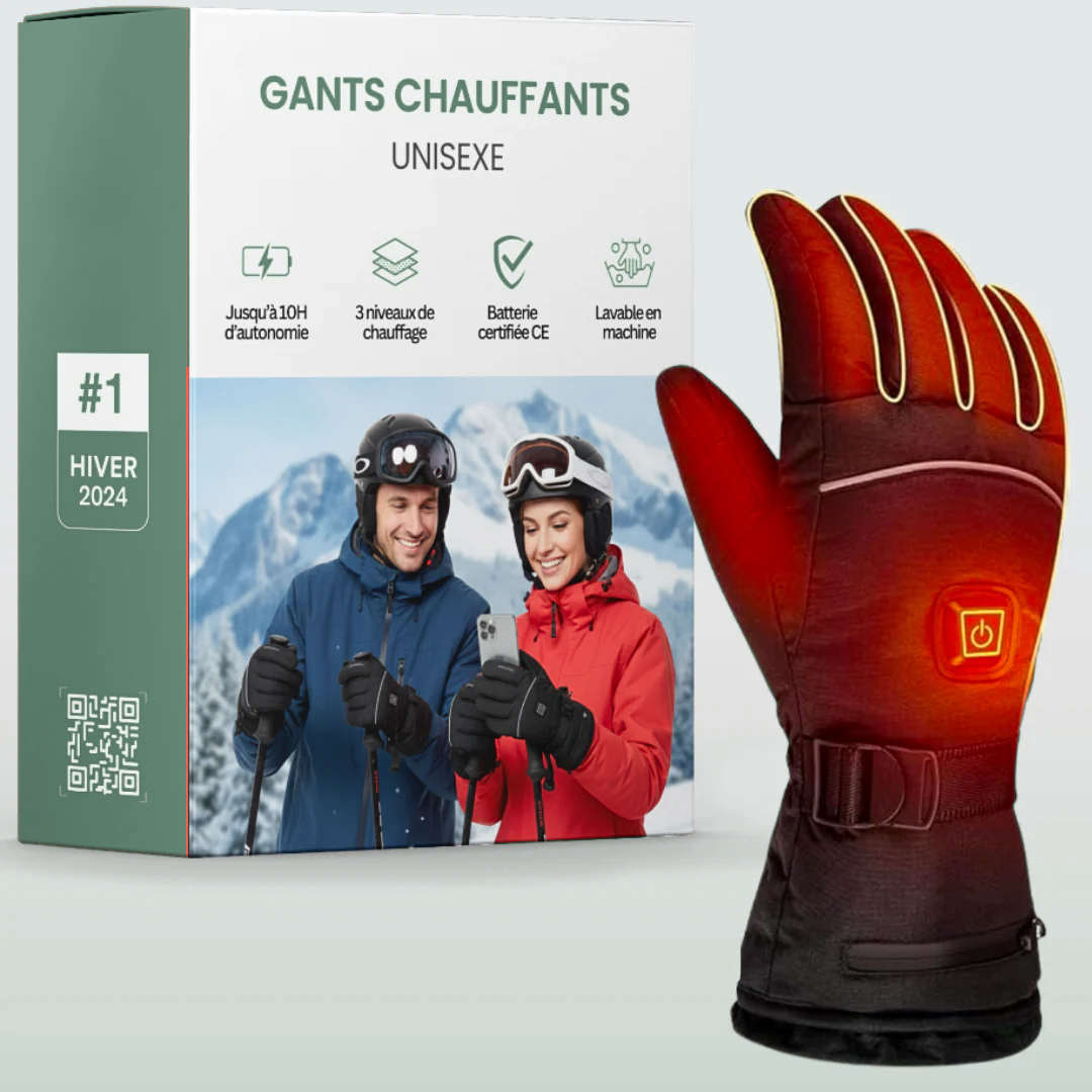 Gants Électriques Réchauffants Unisexes - blxckfr