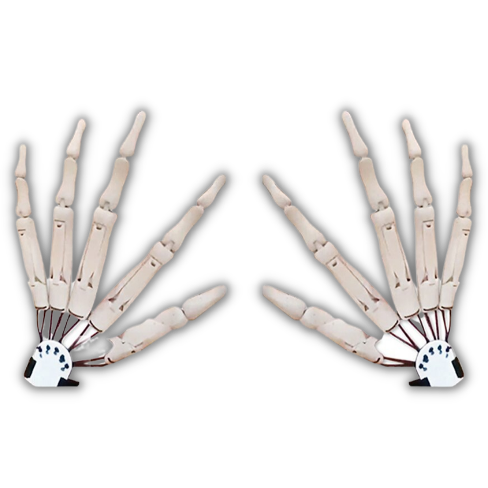 Gants main crâne fantôme