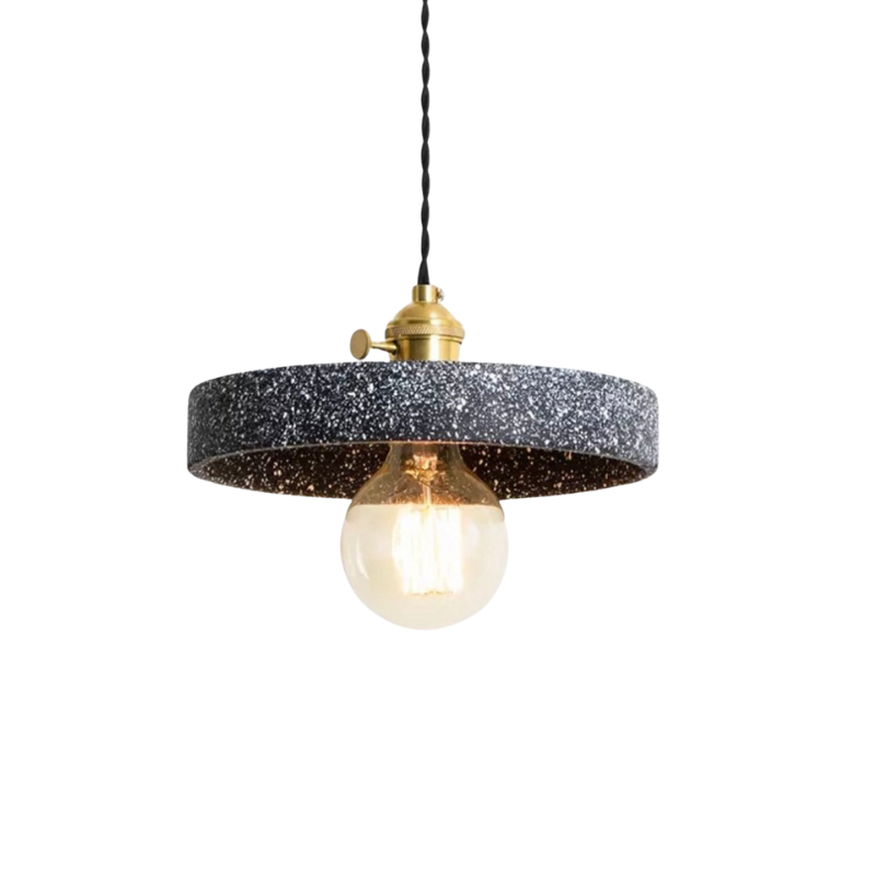 Lampe Suspendue Béton Chic avec Cordon Adjustable
