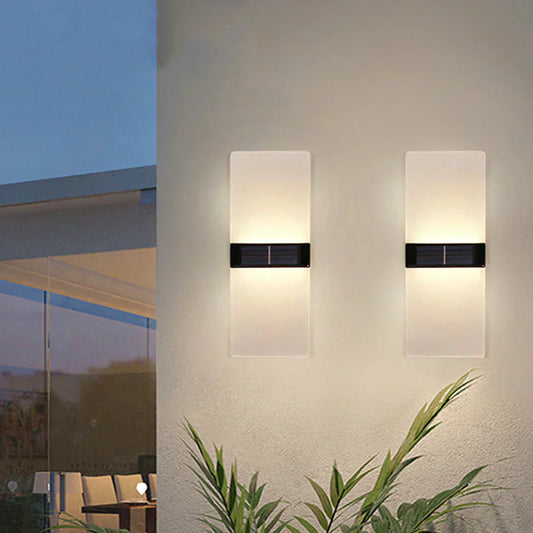 Lampe Murale Élégante Énergie Solaire - Foivo