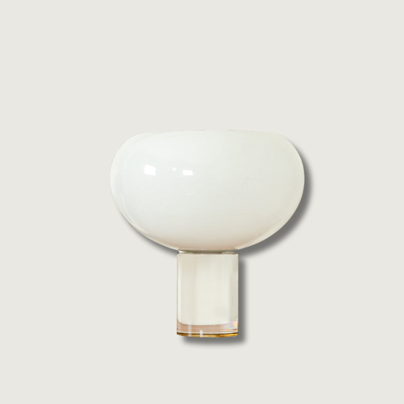 Lampe de Bureau en Verre Transparent | Style Chic et Moderne - Foivo