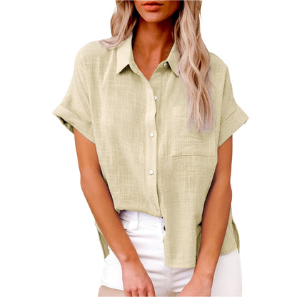 Chemise Décontractée Boutons Femmes