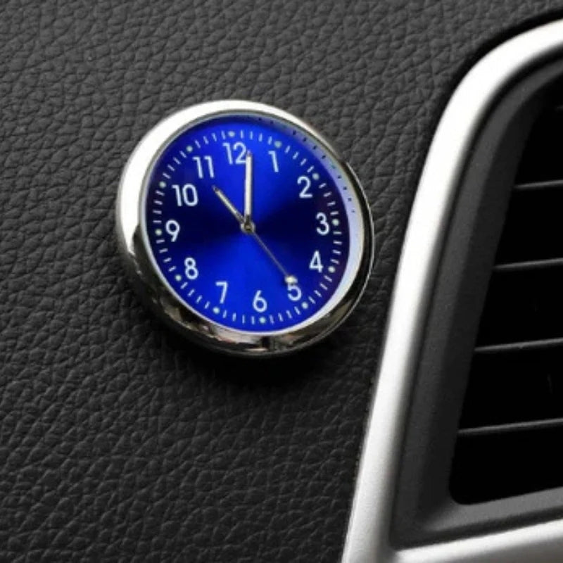 Horloge de Voiture Compacte Design Rond