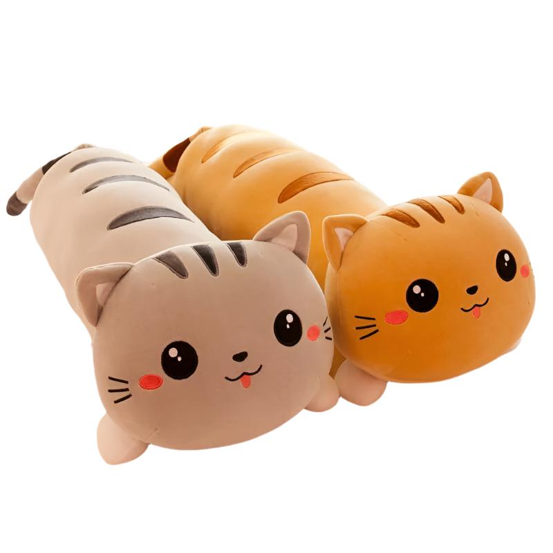 Oreiller Chat Mignon en Peluche Doux - BlxckFR