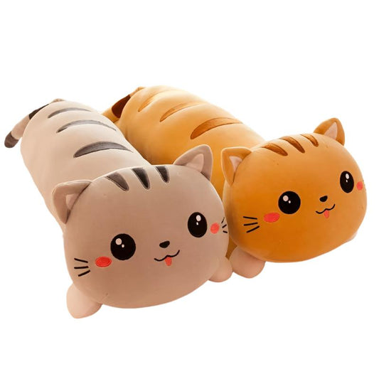 Oreiller Chat Mignon en Peluche Doux - BlxckFR