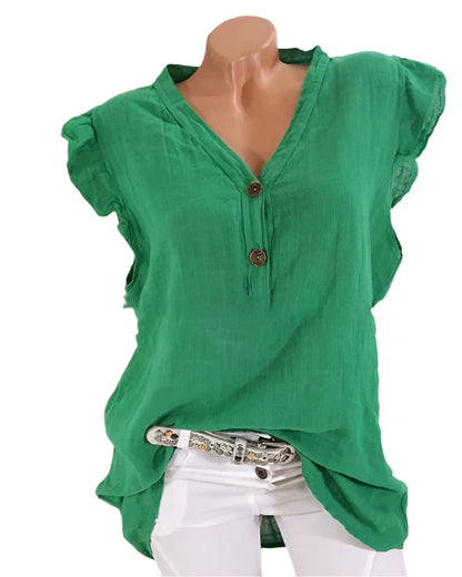 Blouse Élégante Femme Décolleté Profond