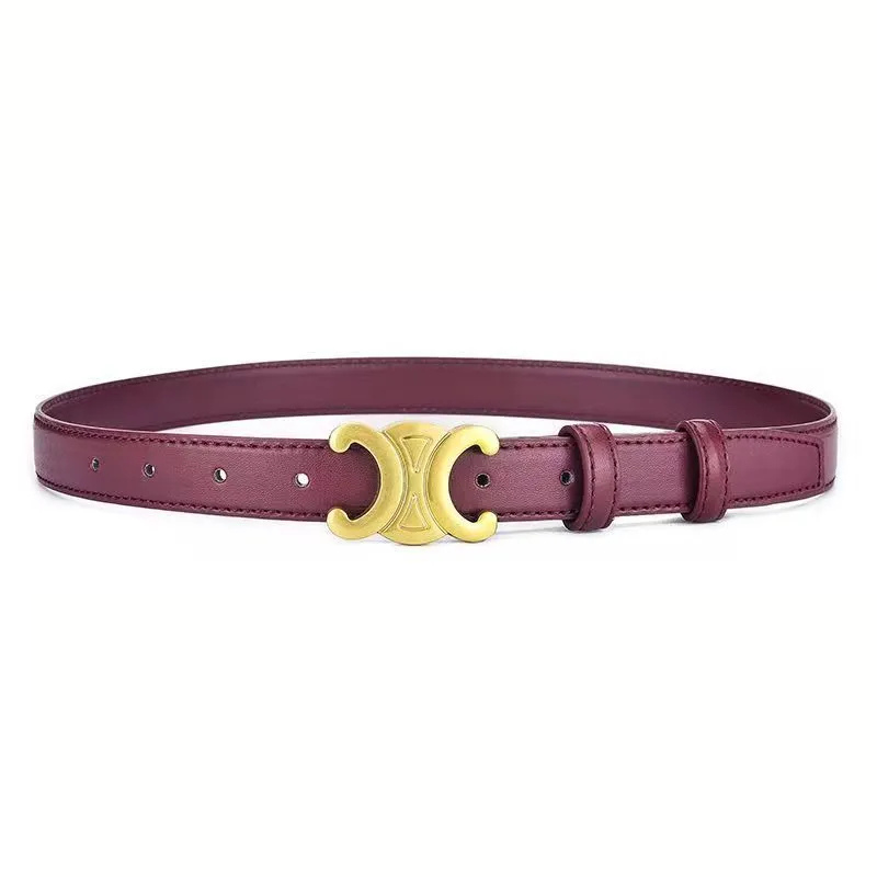 Ceinture Cuir Classique avec Boucle Chromée