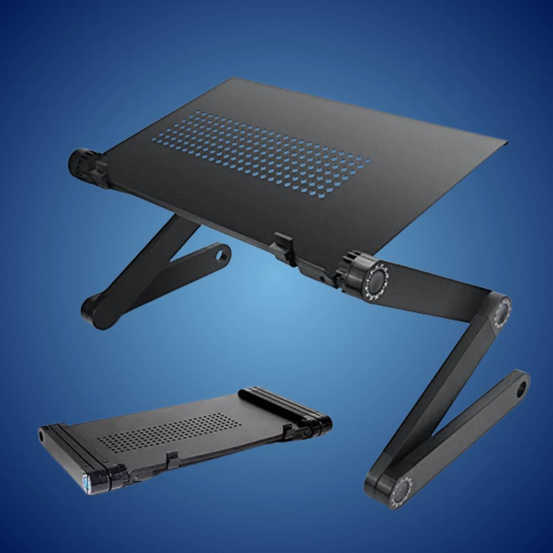 Support Ordinateur Portable Réglable Aluminium Érgonomique