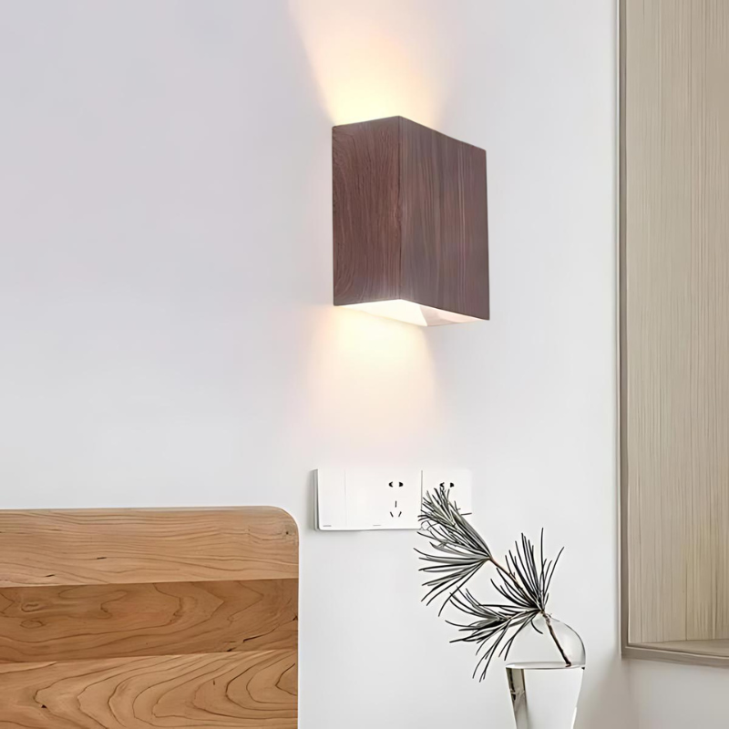 Lampe Murale Bois Design Scandinave