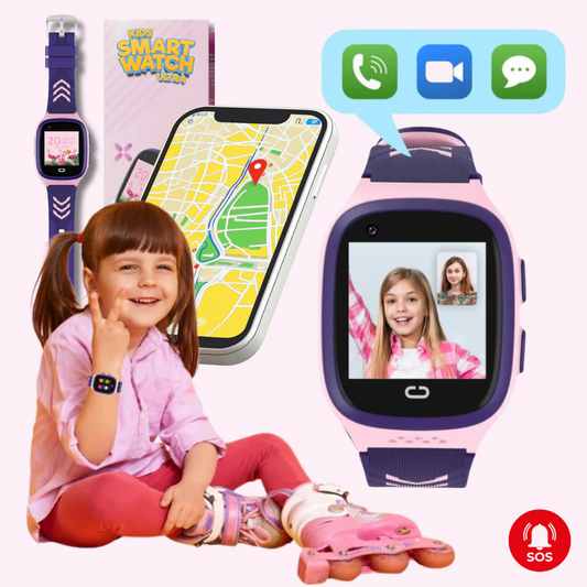 Montre Enfant GPS 4G avec Connexion Internet - blxckfr