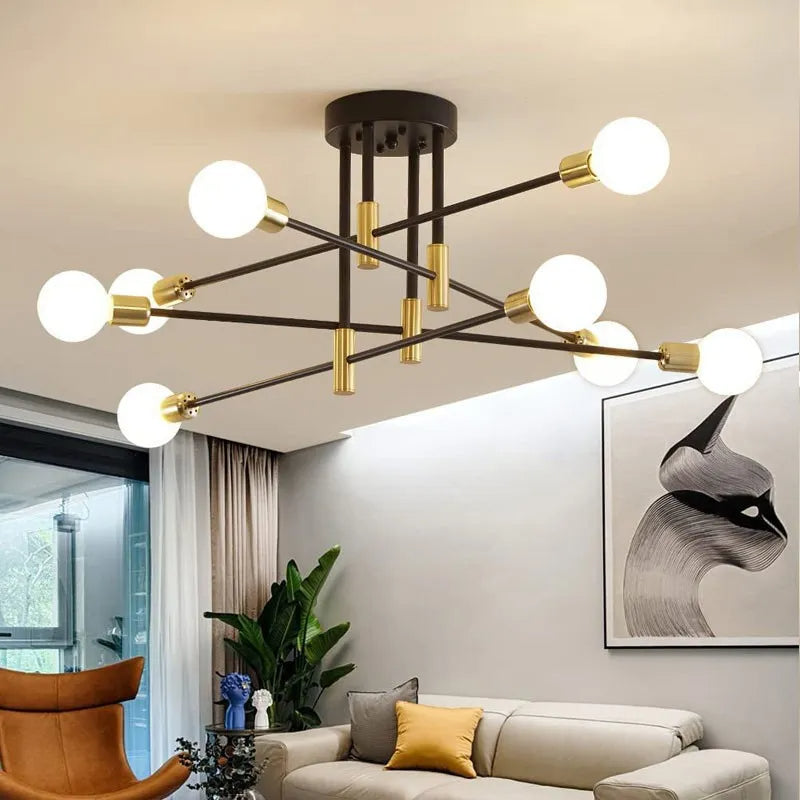 Luminaire Suspendu Métal Élégant LED