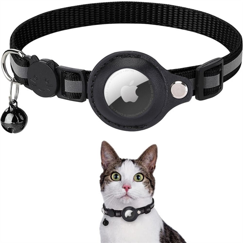 Collier GPS Chat Secure | Réfléchissant et Libération Rapide - Foivo