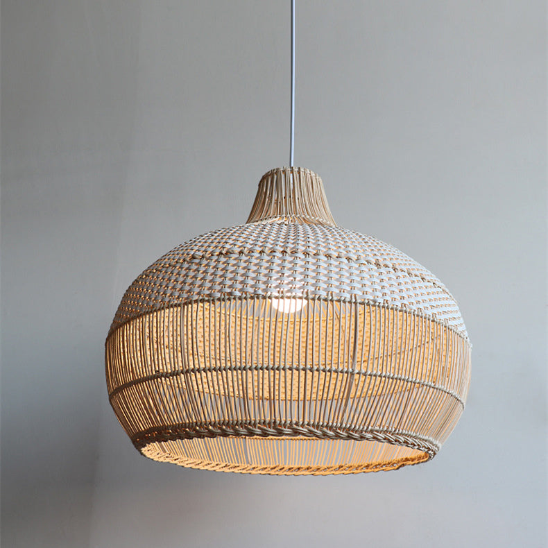 Lampe Suspendue En Osier Chic et Écologique