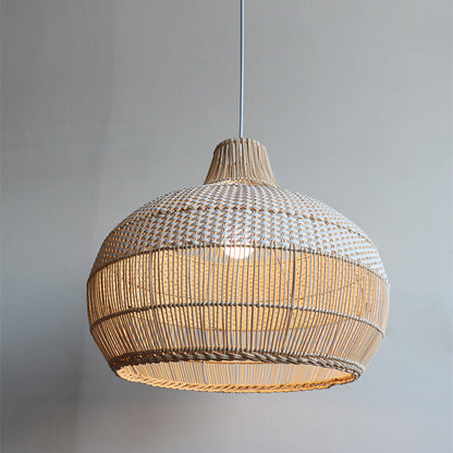 Lampe Suspendue En Osier Chic et Écologique