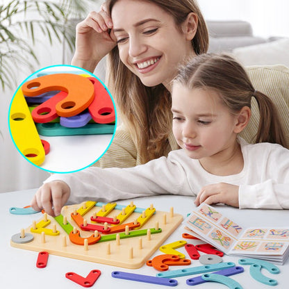 Jeu Éducatif Bois Créatif Enfant