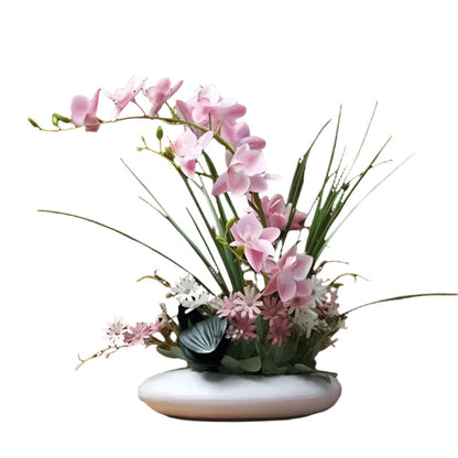 Orchidée Décorative en Vase Design