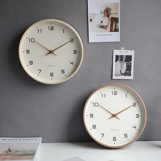 Horloge Murale Bois Élégante Scandinave - BlxckFR