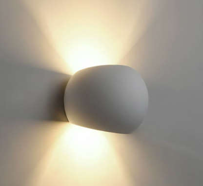Lampe Murale Blanche Plâtre Éclairage Ambiant