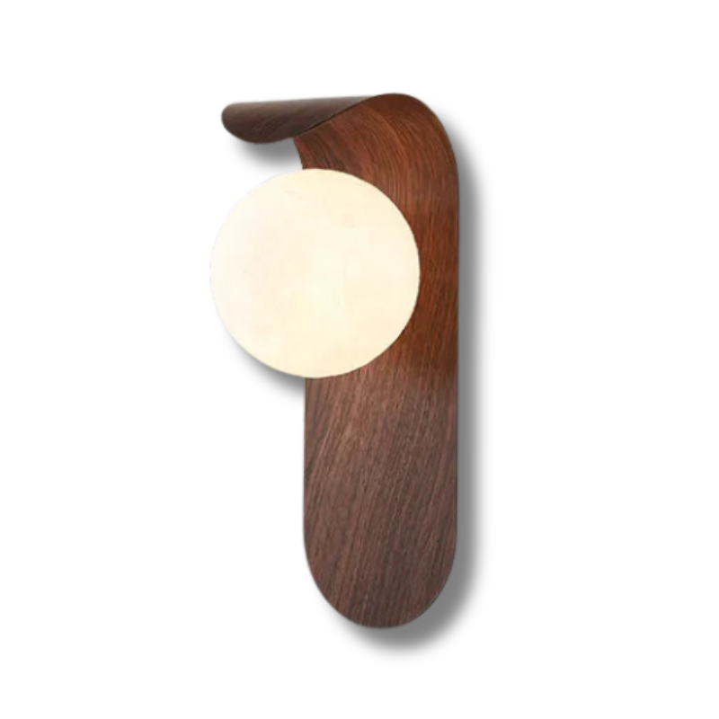 Lampe Murale Bois Élégante LED