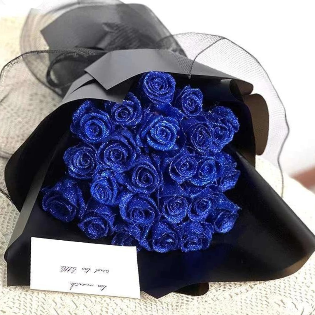 Fleurs Artificielles Luxueuses - Bouquet de Roses Élégant pour Toujours - Foivo