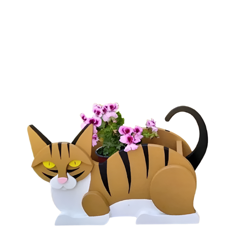 Jardinière Chat Mignon en Céramique