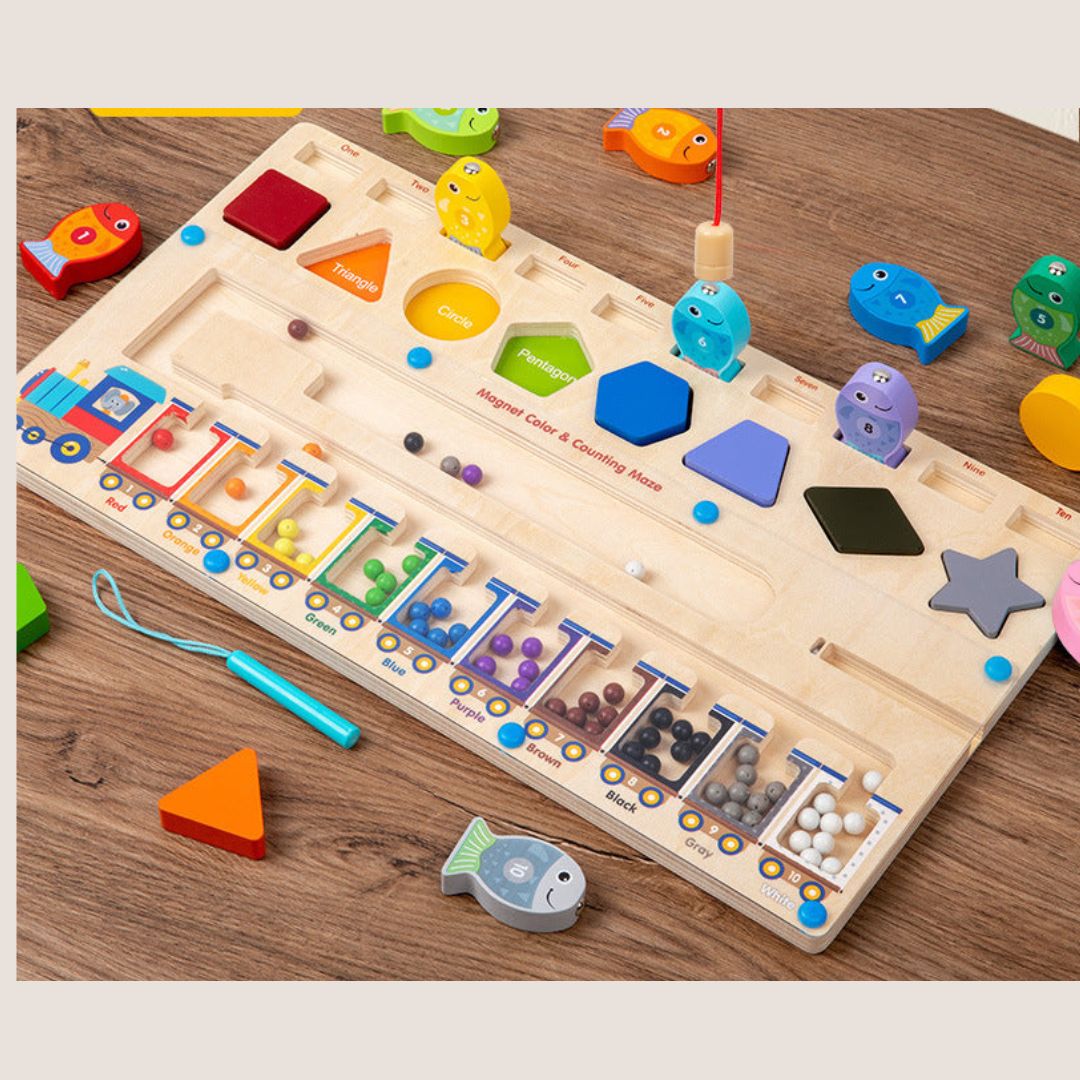 Jeu d'Énigme Magnétique Éducatif pour Enfants