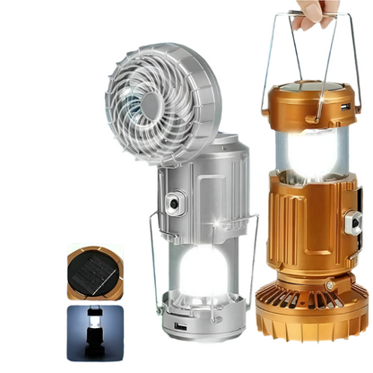 Lampe de Camping LED Portable avec Ventilateur