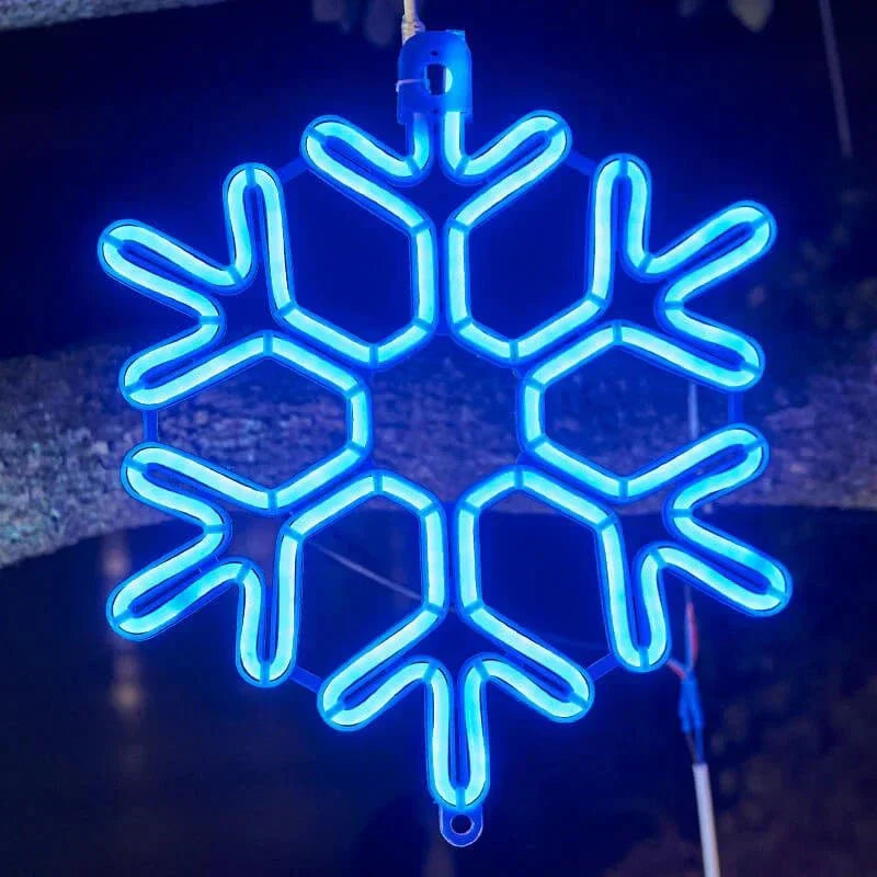Lumière LED Flocon de Neige Élégant