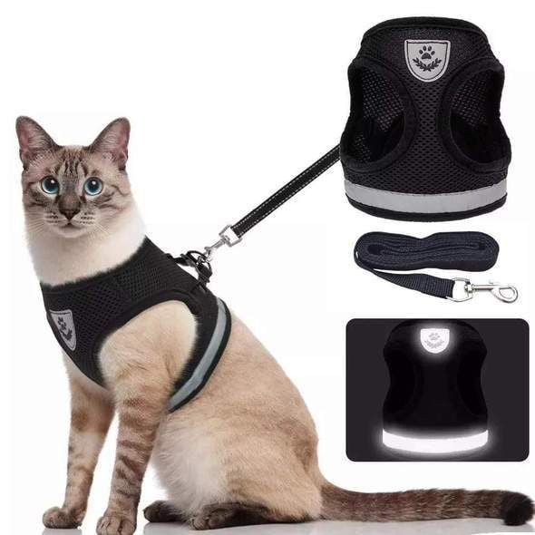 Harnais de Marche Réfléchissant pour Chats Nocturnes - Foivo