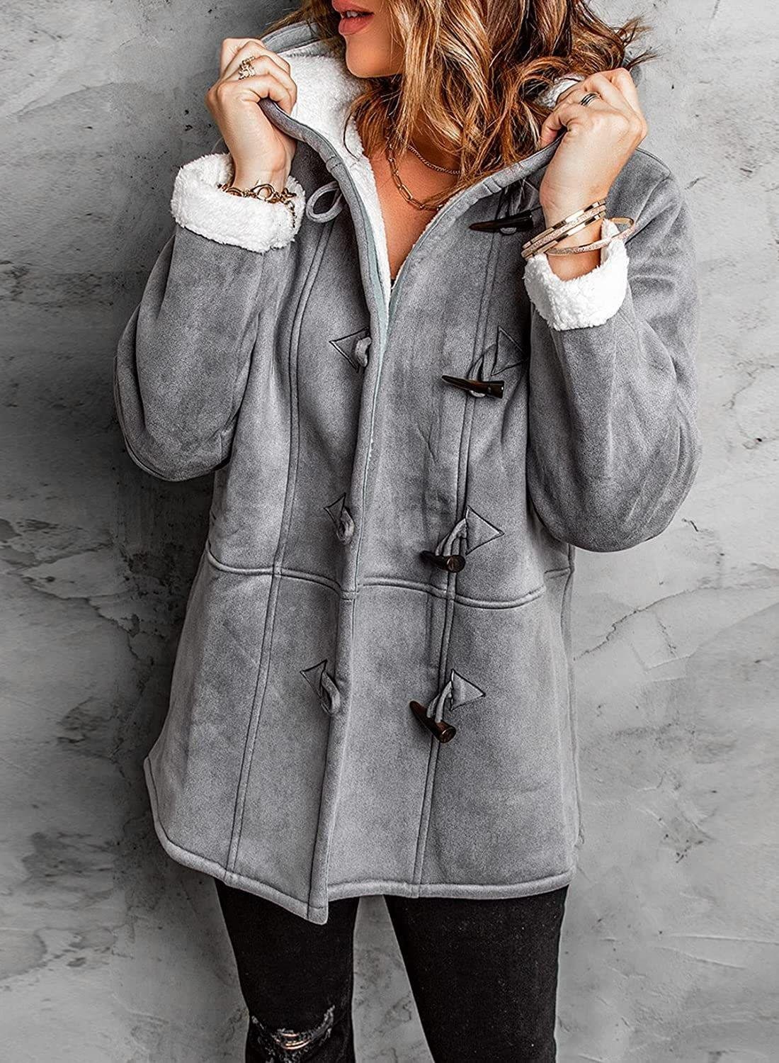 Manteau Femme Hiver Doublure Sherpa Chaude