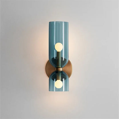 Lampe Murale LED Double Élégante en Verre