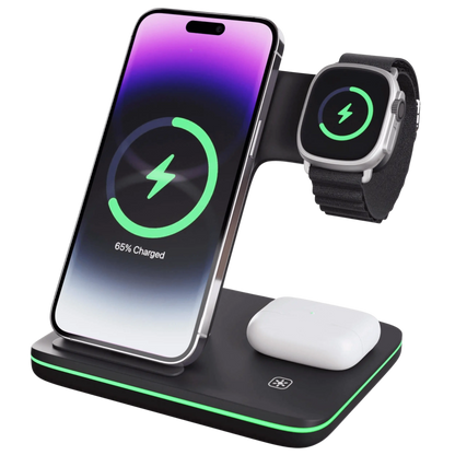 Station de Recharge Sans Fil iPhone et Montre Apple - BlxckFR