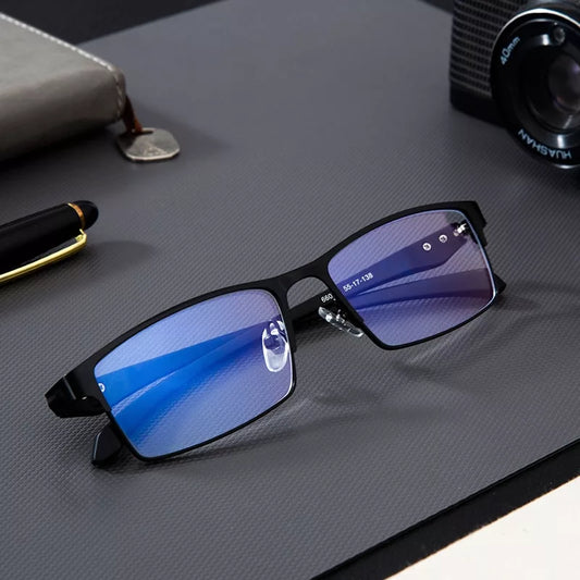 Lunettes Anti-Lumière Bleue avec Monture Métal Légère - BlxckFR