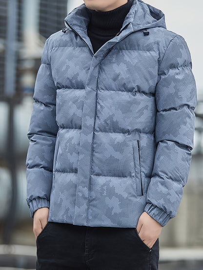 Veste Hivernale Doublée à Capuche - BlxckFR