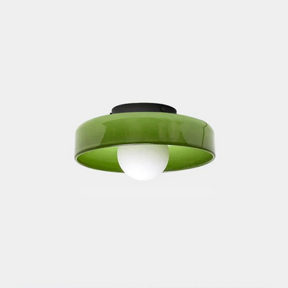 Lampe Design Rond en Verre - Déco Élégante pour Maison